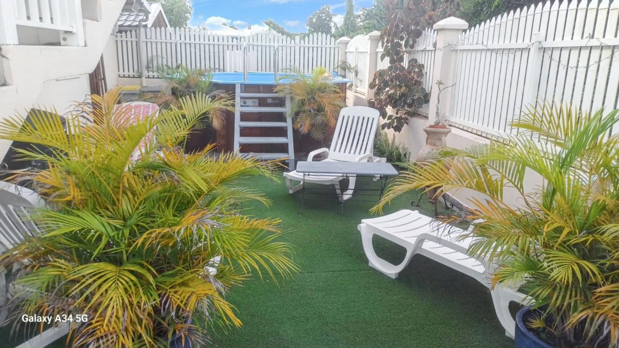 Villa Elegante A Saint Francois Avec Piscine Privee Toute L'Annee Exteriér fotografie