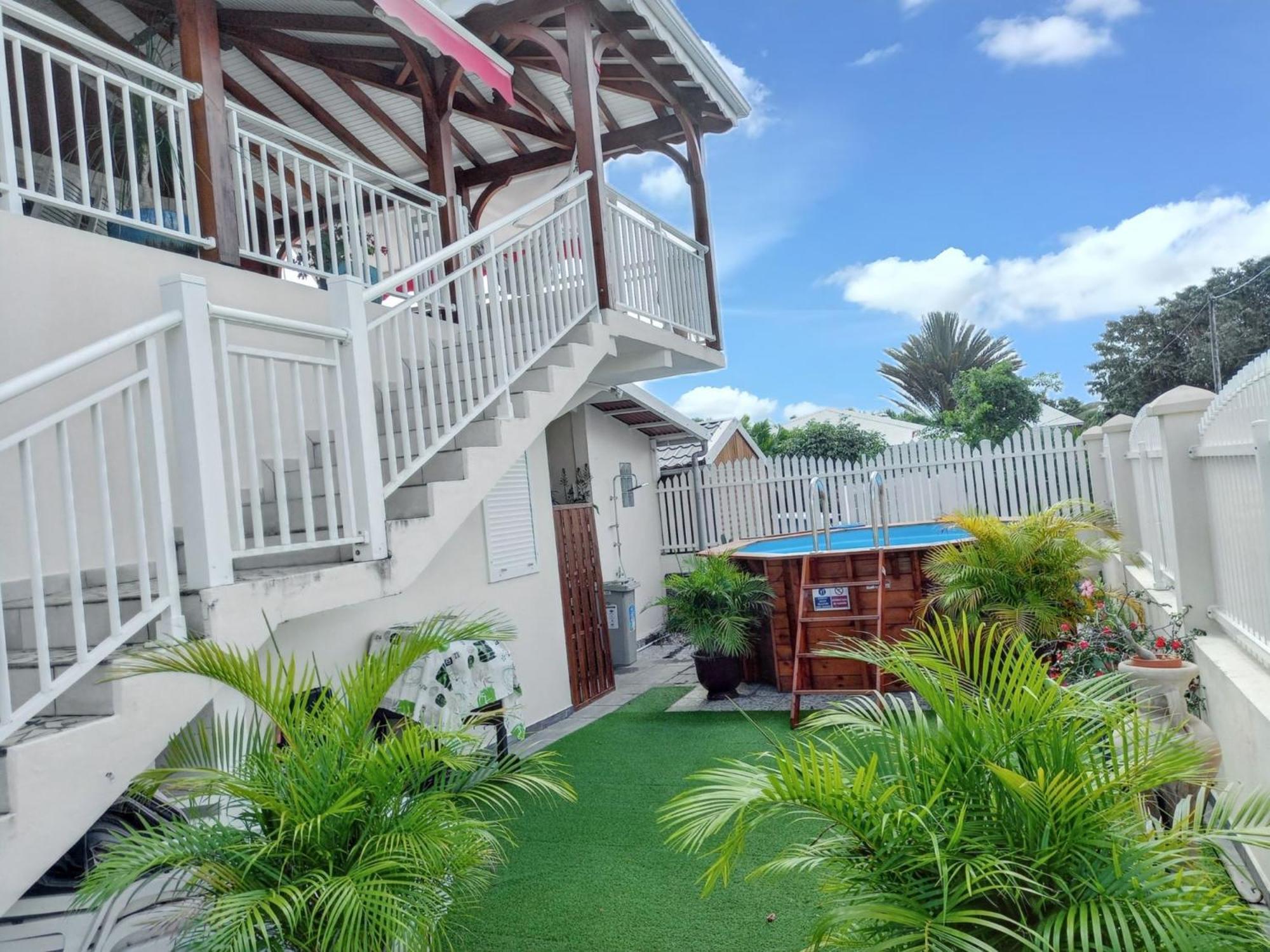 Villa Elegante A Saint Francois Avec Piscine Privee Toute L'Annee Exteriér fotografie